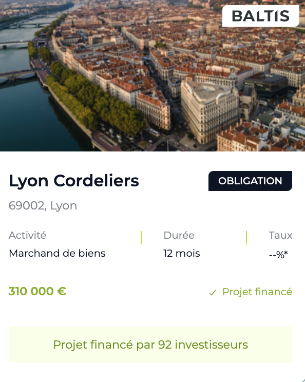 Projet Lyon Cordeliers Baltis